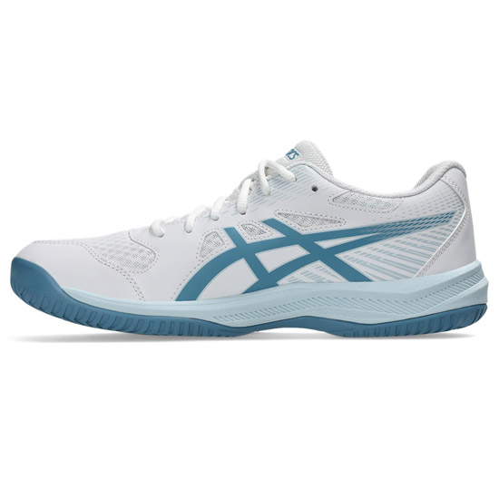 Asics Gel Upcourt 6 Mens Court Shoes (White/Saba Blue)