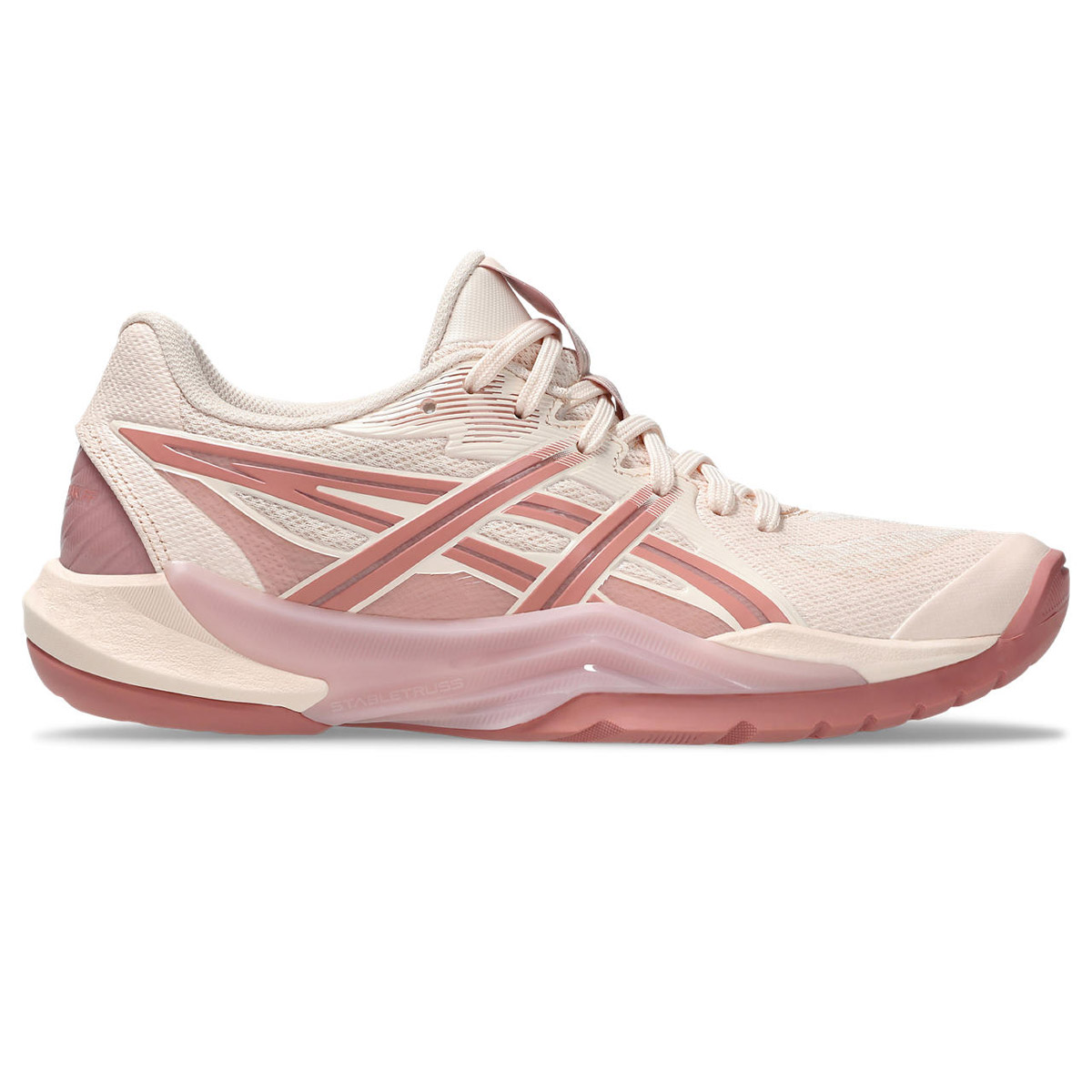 Asics Powerbreak FF Womens Indoor Court Shoes (Pearl Pink/Morganite)