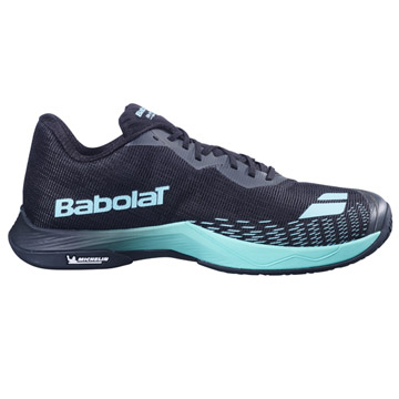 Babolat Shadow Spirit 2 Mens Court Shoes (Black/Cyan)